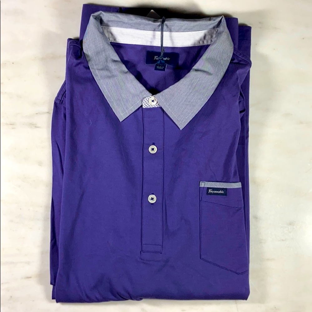 FAÇONNABLE SHIRT STYLE POLO SHIRT - XXL